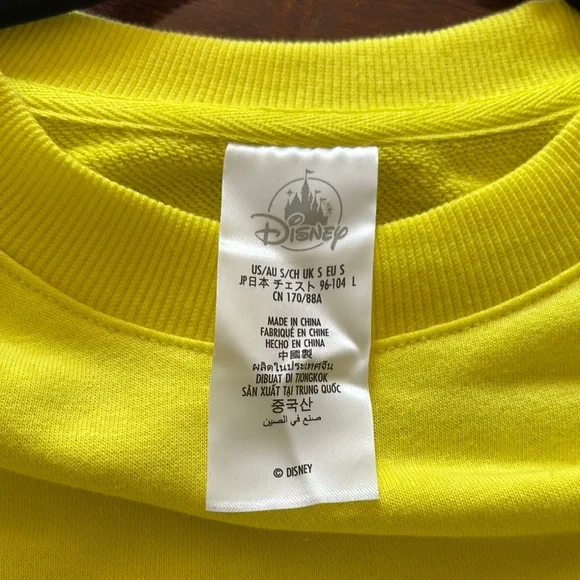 Disney Yellow and White Crewneck Sweater - Picture 2 of 4